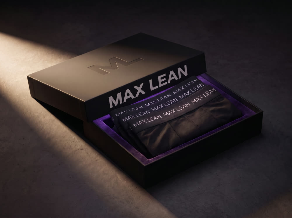 The Set Essential — three black trunks fanned in the box