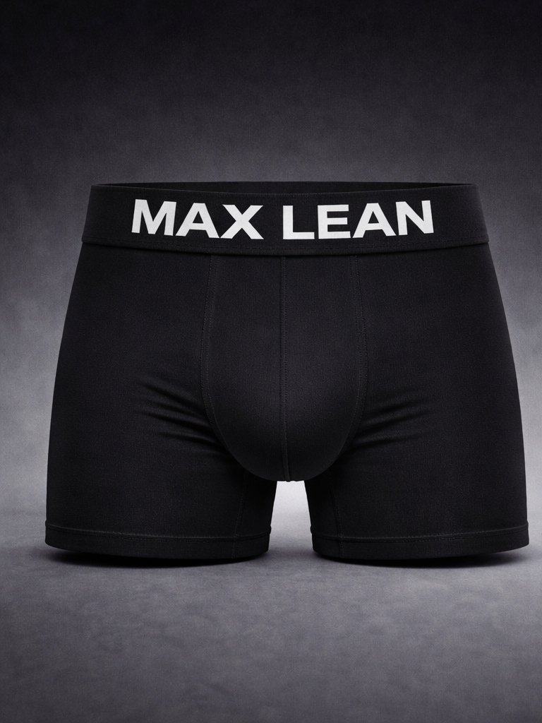 The Statement trunk in black — wide MAX LEAN waistband